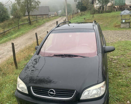 Черный Опель Зафира, объемом двигателя 2.2 л и пробегом 200 тыс. км за 4800 $, фото 1 на Automoto.ua