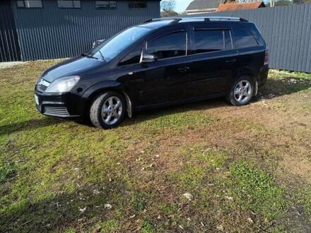 Черный Опель Зафира, объемом двигателя 1.91 л и пробегом 264 тыс. км за 5200 $, фото 1 на Automoto.ua