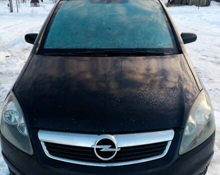 Черный Опель Зафира, объемом двигателя 1.8 л и пробегом 297 тыс. км за 4700 $, фото 1 на Automoto.ua