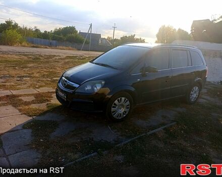 Черный Опель Зафира, объемом двигателя 1.6 л и пробегом 20 тыс. км за 5000 $, фото 1 на Automoto.ua