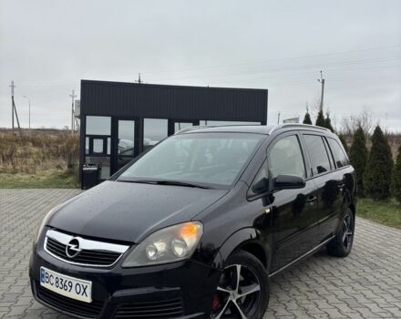 Черный Опель Зафира, объемом двигателя 1.9 л и пробегом 363 тыс. км за 6200 $, фото 1 на Automoto.ua