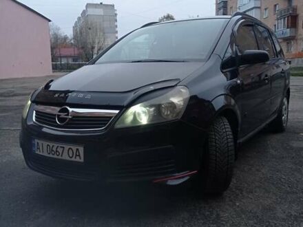 Черный Опель Зафира, объемом двигателя 1.8 л и пробегом 238 тыс. км за 5200 $, фото 1 на Automoto.ua