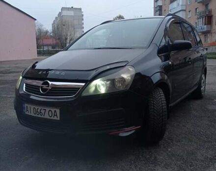 Черный Опель Зафира, объемом двигателя 1.8 л и пробегом 238 тыс. км за 5200 $, фото 1 на Automoto.ua