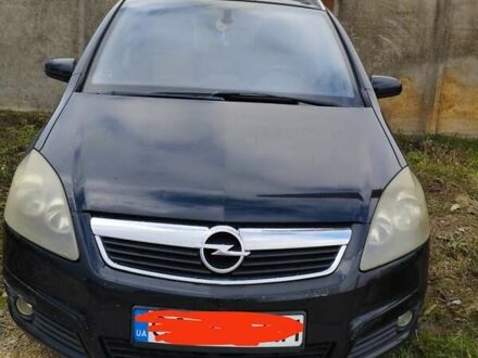Черный Опель Зафира, объемом двигателя 1.9 л и пробегом 280 тыс. км за 7000 $, фото 1 на Automoto.ua