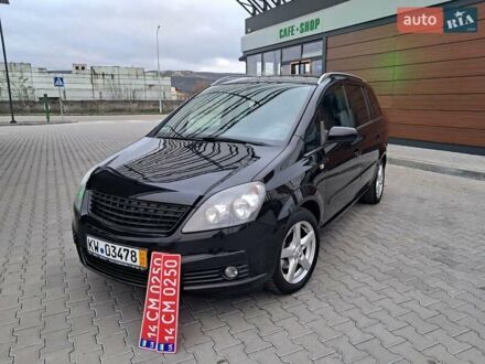 Черный Опель Зафира, объемом двигателя 1.8 л и пробегом 275 тыс. км за 5450 $, фото 1 на Automoto.ua