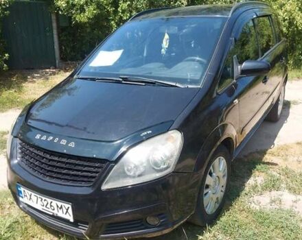 Черный Опель Зафира, объемом двигателя 1.8 л и пробегом 186 тыс. км за 5200 $, фото 1 на Automoto.ua