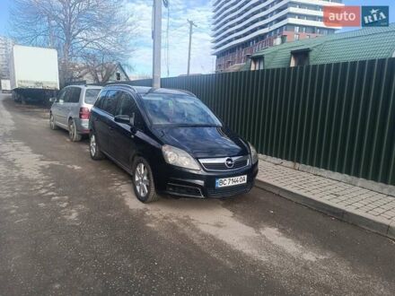 Черный Опель Зафира, объемом двигателя 1.91 л и пробегом 311 тыс. км за 5550 $, фото 1 на Automoto.ua