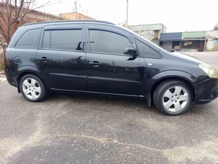 Черный Опель Зафира, объемом двигателя 1.8 л и пробегом 230 тыс. км за 4600 $, фото 1 на Automoto.ua