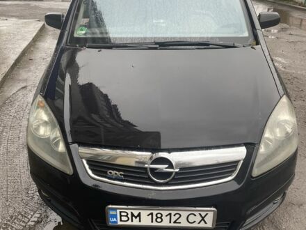 Черный Опель Зафира, объемом двигателя 1.8 л и пробегом 187 тыс. км за 5400 $, фото 1 на Automoto.ua