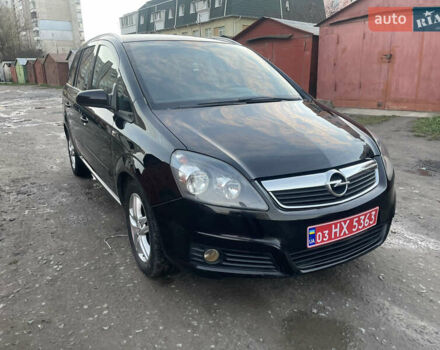 Чорний Опель Зафіра, об'ємом двигуна 1.8 л та пробігом 243 тис. км за 5750 $, фото 1 на Automoto.ua