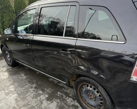 Черный Опель Зафира, объемом двигателя 1.9 л и пробегом 296 тыс. км за 5000 $, фото 1 на Automoto.ua