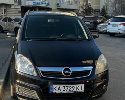 Черный Опель Зафира, объемом двигателя 1.8 л и пробегом 239 тыс. км за 6100 $, фото 1 на Automoto.ua