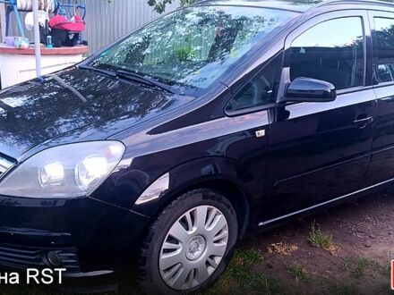 Опель Зафира 2007 в Гайвороне на Automoto.ua Черный Опель Зафира, объемом двигателя 1.6 л и пробегом 240 тыс. км за 5500 $, фото 1 на Automoto.ua