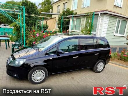 Черный Опель Зафира, объемом двигателя 1.8 л и пробегом 227 тыс. км за 5500 $, фото 1 на Automoto.ua