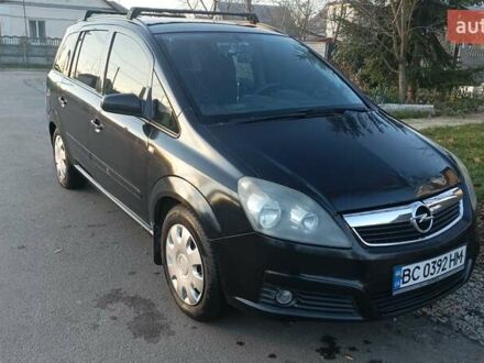 Черный Опель Зафира, объемом двигателя 1.8 л и пробегом 257 тыс. км за 5600 $, фото 1 на Automoto.ua