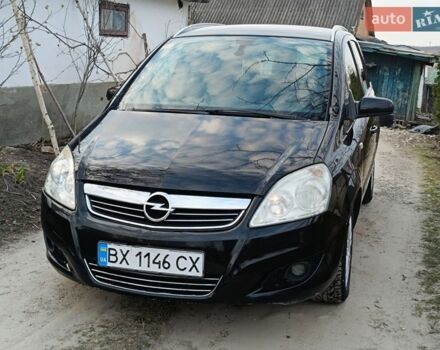 Черный Опель Зафира, объемом двигателя 1.7 л и пробегом 300 тыс. км за 4700 $, фото 1 на Automoto.ua