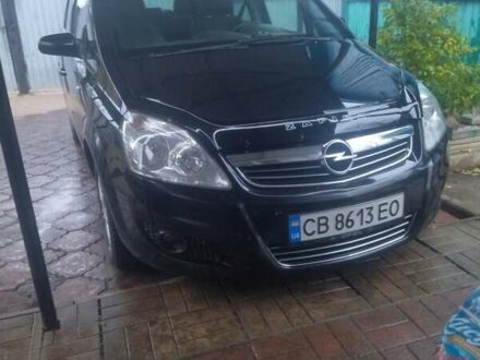 Черный Опель Зафира, объемом двигателя 1.91 л и пробегом 226 тыс. км за 6300 $, фото 1 на Automoto.ua