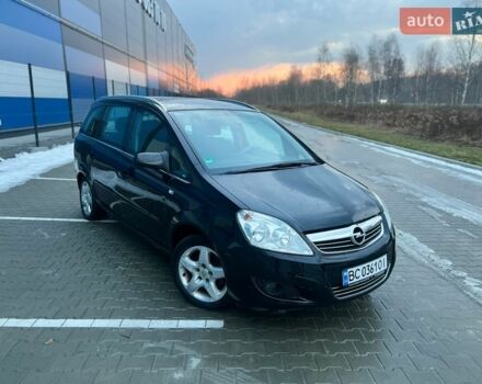 Черный Опель Зафира, объемом двигателя 1.6 л и пробегом 163 тыс. км за 5500 $, фото 1 на Automoto.ua