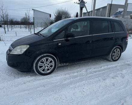 Черный Опель Зафира, объемом двигателя 1.9 л и пробегом 270 тыс. км за 4900 $, фото 1 на Automoto.ua