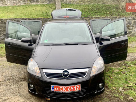 Черный Опель Зафира, объемом двигателя 1.8 л и пробегом 179 тыс. км за 6750 $, фото 1 на Automoto.ua