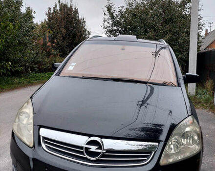 Черный Опель Зафира, объемом двигателя 1.7 л и пробегом 264 тыс. км за 6200 $, фото 1 на Automoto.ua