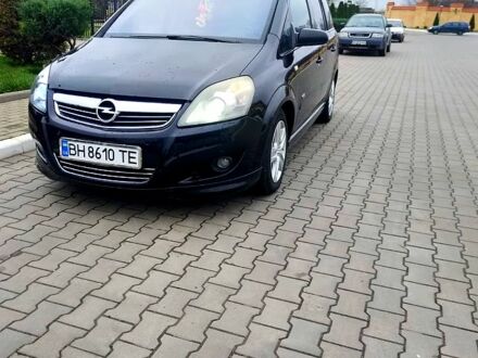 Черный Опель Зафира, объемом двигателя 2.2 л и пробегом 242 тыс. км за 5250 $, фото 1 на Automoto.ua