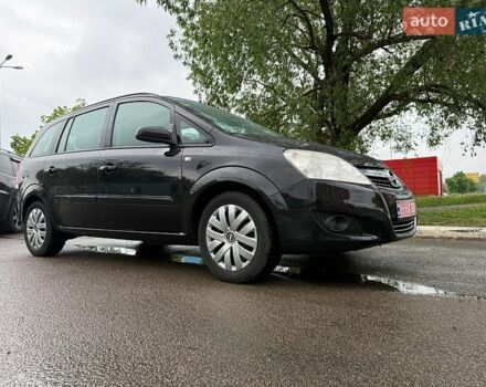 Черный Опель Зафира, объемом двигателя 1.8 л и пробегом 190 тыс. км за 6500 $, фото 1 на Automoto.ua