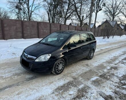 Черный Опель Зафира, объемом двигателя 1.9 л и пробегом 300 тыс. км за 2500 $, фото 1 на Automoto.ua