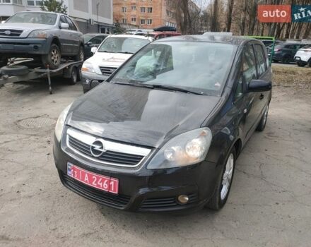 Черный Опель Зафира, объемом двигателя 1.8 л и пробегом 176 тыс. км за 4995 $, фото 1 на Automoto.ua