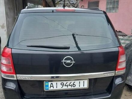 Черный Опель Зафира, объемом двигателя 1.9 л и пробегом 395 тыс. км за 6519 $, фото 1 на Automoto.ua