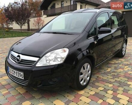 Черный Опель Зафира, объемом двигателя 1.6 л и пробегом 121 тыс. км за 6999 $, фото 1 на Automoto.ua