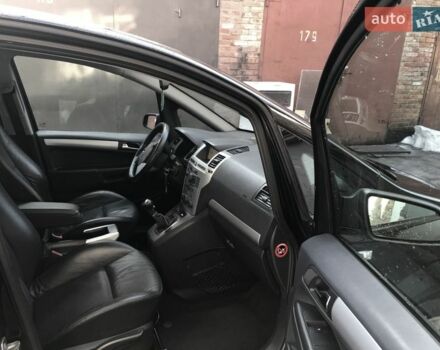 Черный Опель Зафира, объемом двигателя 1.8 л и пробегом 138 тыс. км за 7850 $, фото 1 на Automoto.ua