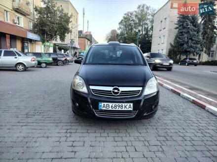 Черный Опель Зафира, объемом двигателя 1.9 л и пробегом 305 тыс. км за 6700 $, фото 1 на Automoto.ua