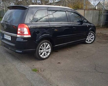 Черный Опель Зафира, объемом двигателя 1.6 л и пробегом 211 тыс. км за 8000 $, фото 1 на Automoto.ua