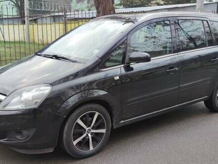 Черный Опель Зафира, объемом двигателя 1.8 л и пробегом 226 тыс. км за 7100 $, фото 1 на Automoto.ua