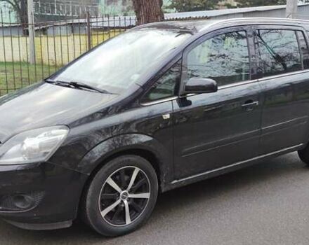Черный Опель Зафира, объемом двигателя 1.8 л и пробегом 226 тыс. км за 7100 $, фото 1 на Automoto.ua