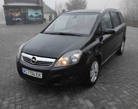 Черный Опель Зафира, объемом двигателя 1.7 л и пробегом 231 тыс. км за 5800 $, фото 1 на Automoto.ua