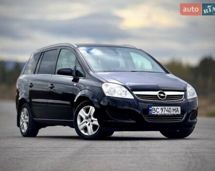 Черный Опель Зафира, объемом двигателя 1.7 л и пробегом 197 тыс. км за 6300 $, фото 1 на Automoto.ua