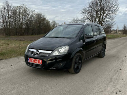 Черный Опель Зафира, объемом двигателя 1.6 л и пробегом 192 тыс. км за 5700 $, фото 1 на Automoto.ua