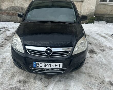 Черный Опель Зафира, объемом двигателя 1.7 л и пробегом 230 тыс. км за 6900 $, фото 1 на Automoto.ua