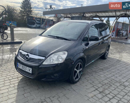 Черный Опель Зафира, объемом двигателя 1.7 л и пробегом 214 тыс. км за 6900 $, фото 1 на Automoto.ua