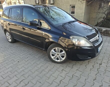 Черный Опель Зафира, объемом двигателя 1.7 л и пробегом 252 тыс. км за 5900 $, фото 1 на Automoto.ua