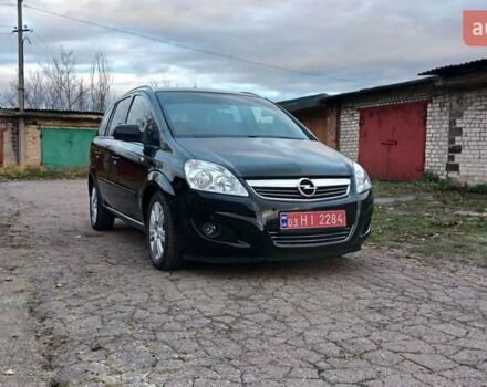 Черный Опель Зафира, объемом двигателя 1.6 л и пробегом 225 тыс. км за 6700 $, фото 1 на Automoto.ua