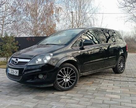 Черный Опель Зафира, объемом двигателя 1.8 л и пробегом 215 тыс. км за 6500 $, фото 1 на Automoto.ua