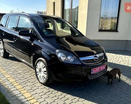 Черный Опель Зафира, объемом двигателя 1.6 л и пробегом 200 тыс. км за 6550 $, фото 1 на Automoto.ua