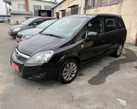 Черный Опель Зафира, объемом двигателя 1.6 л и пробегом 210 тыс. км за 6100 $, фото 1 на Automoto.ua