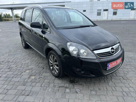 Чорний Опель Зафіра, об'ємом двигуна 1.6 л та пробігом 244 тис. км за 7400 $, фото 1 на Automoto.ua