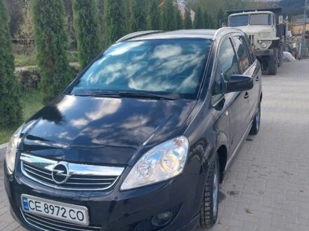 Черный Опель Зафира, объемом двигателя 1.7 л и пробегом 305 тыс. км за 7000 $, фото 1 на Automoto.ua