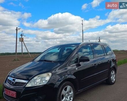 Черный Опель Зафира, объемом двигателя 1.8 л и пробегом 190 тыс. км за 7150 $, фото 1 на Automoto.ua