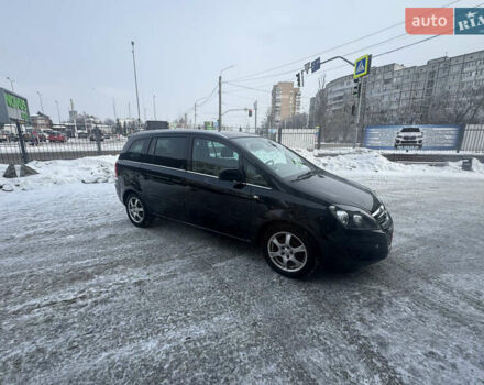 Черный Опель Зафира, объемом двигателя 1.8 л и пробегом 193 тыс. км за 7800 $, фото 1 на Automoto.ua